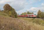 Ein RE Nürnberg - München bei Fahlenbach 21.10.17