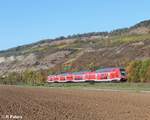 445 050-8 als RE 54 RE 4619 Frankfurt/Main - Würzburg kurz vor Thüngersheim.