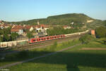 425 044-5 als RE55 RE4630 Würzburg - Frankfurt/Main in Retzbach-Zellingen.