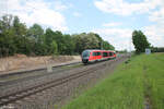 642 596 als RB12 RB58850 Fürth HBF - Markt Erlbach bei Fürth Unterfürberg.