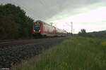 445 046 als RE 54 RE4624 Bamberg - Frankfurt/Main bei Thüngersheim. 18.05.24