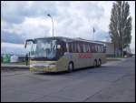 Setra 417 UL von Schulze aus Deutschland im Stadthafen Sassnitz.