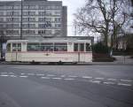 Ein Abteil der historischenStar�enbahn in Potsdam.