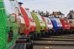 Ein Gro�teil der DB Schenker Werbeloks war am 19.09.10 in Osnabr�ck anwesend