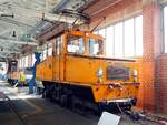 Arbeitslok Nr.2013 von der Mashinenfabrik Esslingen Baujahr 1946 für die Straßenbahn in Stuttgart in der Straßenbahnwelt Stuttgart Bad Cannstadt am 09.10.2014.