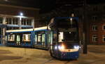 RSAG-Wagen 801  Tina  stand am Morgen des 17.05.2026 um 03:17 Uhr auf dem Betriebshof der Rostocker Stra�enbahn AG.
