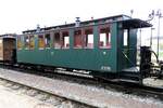 Historischer Schmalspur-Personenwagen BCC der K.Sächs.StsEB 286 K in Radebeul Ost am 11.04.2016.