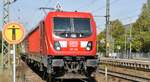187 130 mit Schiebewandwagen in Amstetten am 06.10.2023.