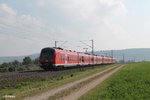 Nachschuss auf 440 822-5 und 440 038-8 als RB 58111 Würzburg - Treuchtlingen bei Wettelsheim und erreicht gleich ihr Ziel.