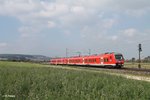 440 810-0 und 440 325-9 als RB 58113 Würzburg - Treuchtlingen kurz vor ihrem Ziel.