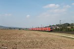 440 525-5 und 440 323-4 als RB 58155 Würzburg - Treuchtlingen kurz vor ihrem Ziel.