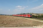 440 525-5 und 440 323-4 als RB 58155 Würzburg - Treuchtlingen kurz vor ihrem Ziel.