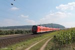 Nachschuss auf 440 525-5 und 440 323-4 als RB 58155 Würzburg - Treuchtlingen kurz vor ihrem Ziel.