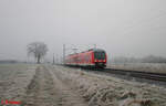 440 818-3 lässt Retzbach-Zellingen hinter sich als RB53 58016 Bamberg - Sterbfritz.