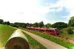 Nachschuss auf 442 741 als S3 S39354 Neumarkt/Oberpfalz nach Nürnberg HBF bei Pölling.