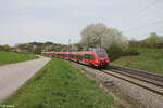 442 306 als RE50 RE58417 Nürnberg - Regensburg bei Pölling.