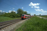 Nachschuss auf den zweiten Triebwagen den 442 736 als S1 39143 Bamberg - Neumarkt/Oberpfalz.