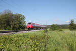 442 264 als S1 39125 Bamberg - Neumarkt/Oberpfalz bei Pölling. 20.05.24