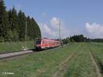 Nachschuss von RE3445/3787 nach Dresden bei Fhring mit 612 491.