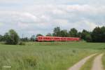 Nachschuss auf ein Franken-Sachsen-Express Doppel bei Unterthlau.