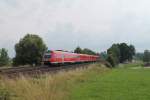 612 667 als RE 59316 Regensburg - Hof bei Schönfeld.