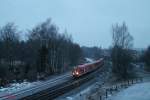 Zwei 612er auf dem Weg nach Nürnberg bei der Einfahrt in marktredwitz.