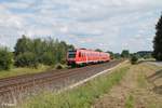 612 669 als RE 3429 Nürnberg - Hof bei Großwendern.