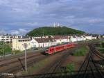 612 083 verliess Schwandorf mit RE nach Regensburg.