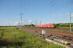 612 640 als RE 38 3574 Bamberg - Bayreuth bei Ebersfeld. 20.05.24