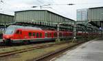 DB 428 514 verläßt am 03.05.2014 den Duisburger Hauptbahnhof