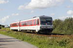 628 503 auf der Fahrt nach Bredstedt.