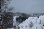 VT 650 737 als ag84552 Marktredwitz - Bad Rodach überquert das Viadukt über die Fichtelnaab bei Neusorg.