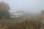 VT650 726 als ag84646 Bad Steben - Bad Rodach kurz vor Marktredwitz.