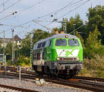   Die 225 073-6 (92 80 1225 073-6 D-AIX) der AIXrail GmbH am 20.07.2018 beim Manöver in Betzdorf (Sieg).