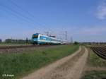 183 002 mit den ALX84112 nach Regensburg bei Kfering.