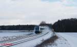 223 069 mit dem ALX84106 München - Hof bei Oberteich.