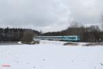 223 067 mit dem ALX841115 Hof - München bei Oberteich.