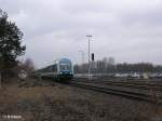 223 071 erreicht Wiesau/Oberpfalz mit den ALX37983 nach Mnchen .23.03.09