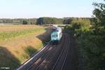 223 062 zieht den ALX84112 München - Hof bei Oberteich.