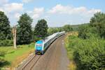 223 066 als ALX RE2 79858 Hof - München in Röslau.