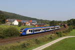 428 052 auf dem Weg nach Fulda, aufgenommen am 27. August 2019 bei Hermannspiegel im Haunetal.