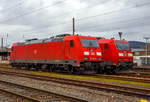 Abgestellt in Kreuztal am 13.03.2020:  Die 185 339-9 (91 80 6185 339-9 D-DB) eine Bombardier TRAXX F140 AC2 (Fabriknummer 34221 Baujahr 2008) und die 185 060-1 (91 80 6185 060-1 D-DB) eine Bombardier