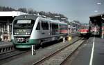 VT 08 A der Vogtlandbahn in Marktredwitz.