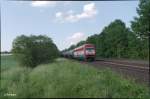 430 11 mit dem Kesselzug NMR - Regensburg bei Schönfeld.