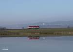 223 033 alias 420 13 kommt bei Oberteich als Lz zurck nach dem sie ein Kesselzug von Regensburg nach Cheb/Eger gebracht hatte.