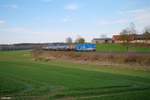 223 033 mit einem Kesselzug von Marktredwitz Tanklager - Ingolstadt bei Reuth bei Erbendorf.