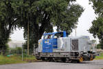 evb 650 123-9 ist auf den Weg zu ihren Abstellplatz. Hamburg - Waltershof, 28.08.2025.