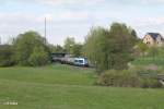 223 152 mit Kesselzug fürs Tanklager Hauer in Weiden bei Escheldorf kurz vor Reuth bei Erbendorf.