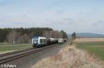 223 152 mit Kesselzug aus Hof nach Weiden bei Neudes.