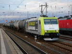 Fr die ITL 185 548 dauerte,am 27.Oktober 2018,der Aufenthalt in Angermnde etwas lnger.